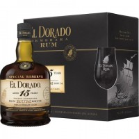 El Dorado Rum 15 let 0,7l + 2x sklenička