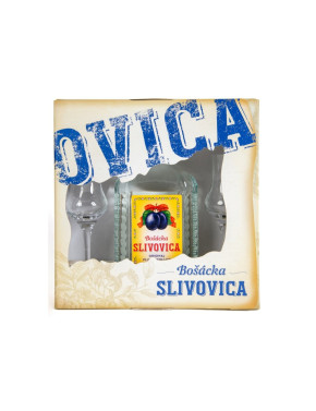 Bošácka slivovica + 2 skla 52%